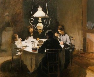 Claude Oscar Monet - The Dinner